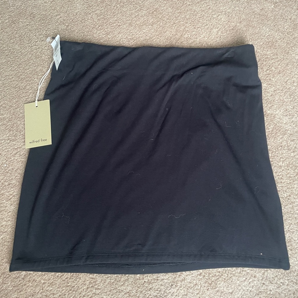 Wilfred Midnight Black Mini Skirt
